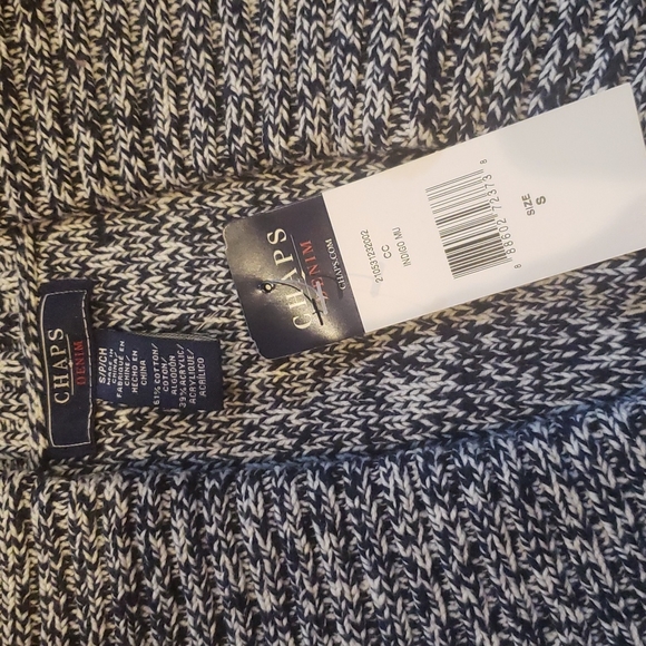 Chaps, Sweater vest, Small, Indigo multi - Picture 3 of 5